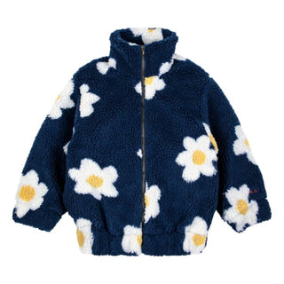 Bobo Choses - Girl's Flower Fleece Coat