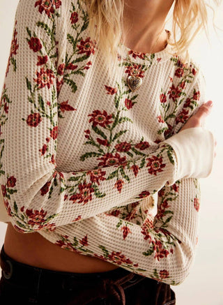 Free People - Pretty Little Thermal Pullover