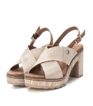 Xti - WOMEN'S HEELED PLATFORM SANDALS