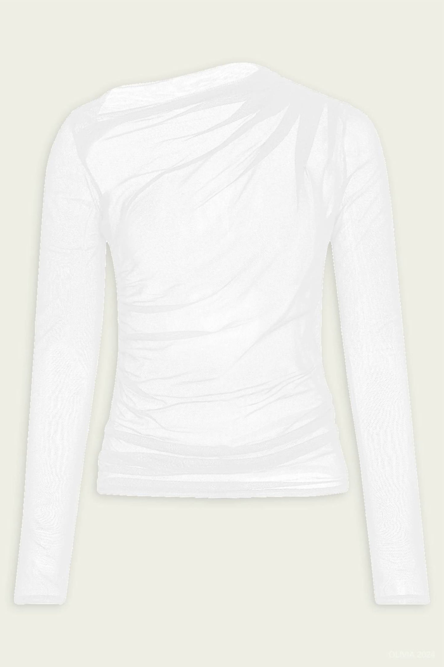 Enza Costa - Cotton Mesh Slash Top