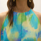 Joseph Ribkoff - Abstract Print Chiffon Dress