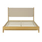 Premium Rubber Wood Platform Bed Frame, Queen Size with Headboard