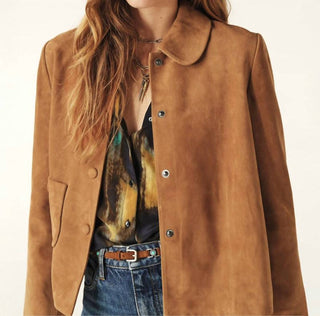 Ba&Sh - Mila Suede Leather Jacket