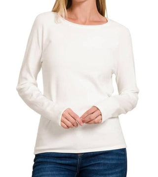 Zenana - Round Neck Basic Sweater