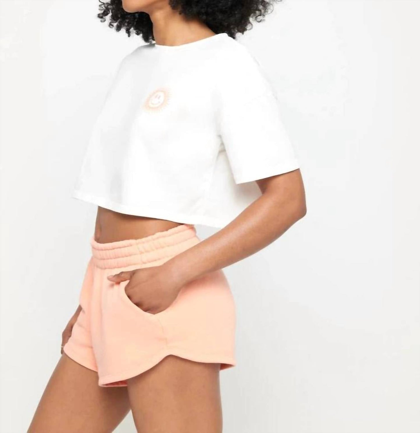 Spiritual Gangster - Smiley Kaylee Crop Top