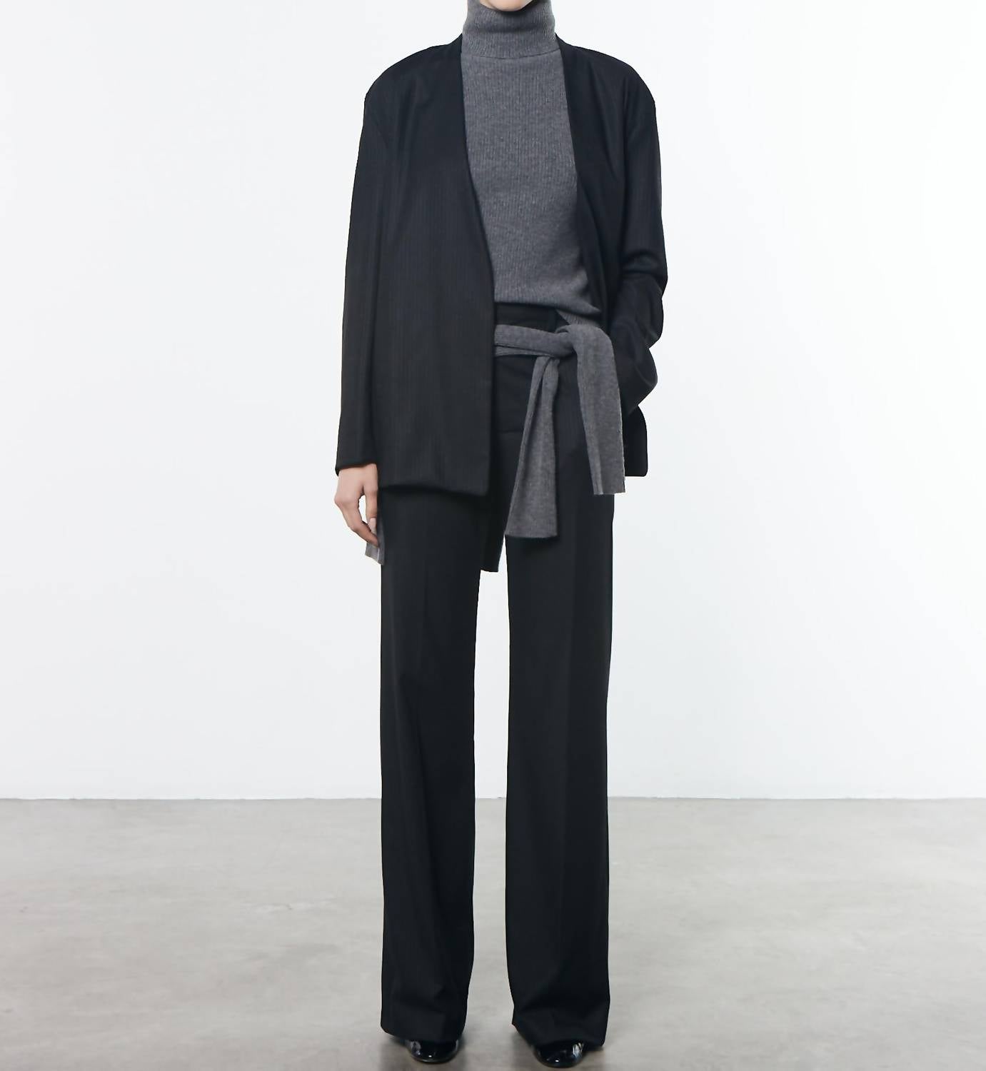 Enza Costa - PINSTRIPE SOFT BLAZER