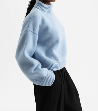 &Daughter - Caragh Chunky Crop High Neck Sweater