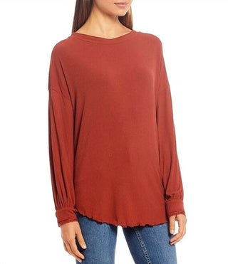 Free People - Shimmy Shake Open Back Oversized Top
