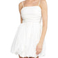 Entro - Theresa Spaghetti Strap Ruched Bubble Mini Dress