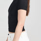 Paige - Blanche Short Sleeve Mock Neck Top