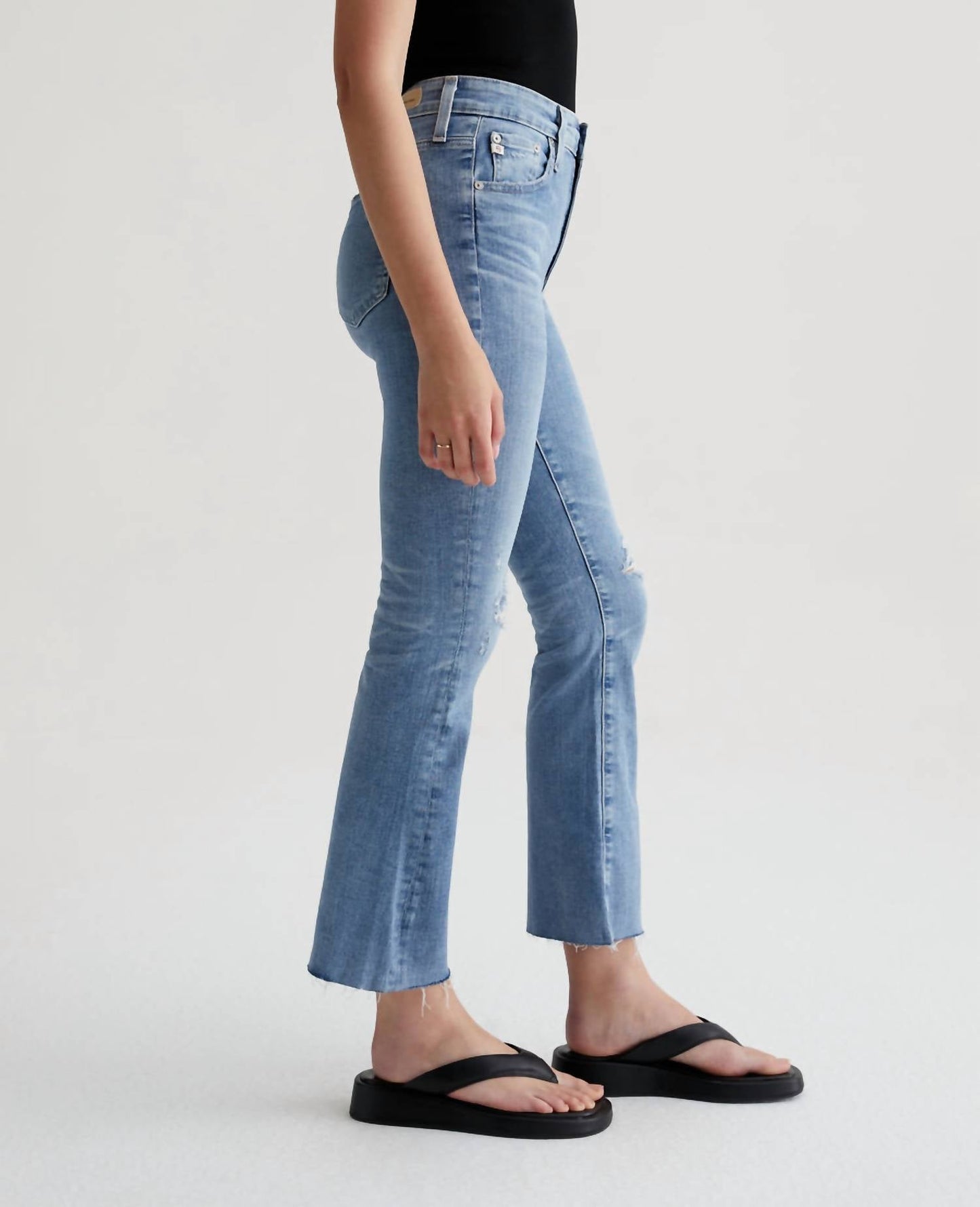 Ag Jeans - Farrah Mid-rise Bootcut Crop Jeans