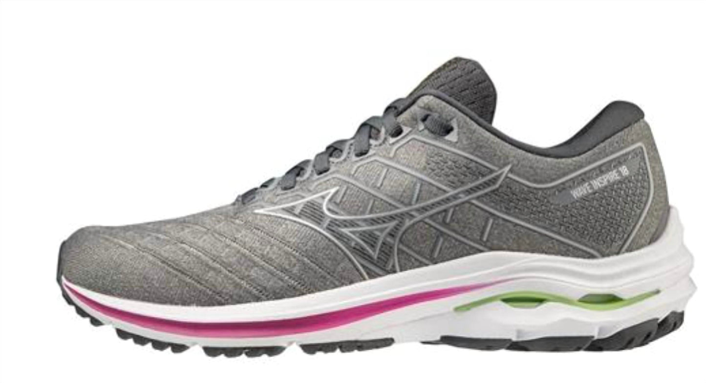 Mizuno - WOME'S WAVE INSPIRE 18 B/ MEDIUM WIDTH