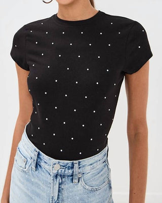 Good American - Crystal Baby Tee