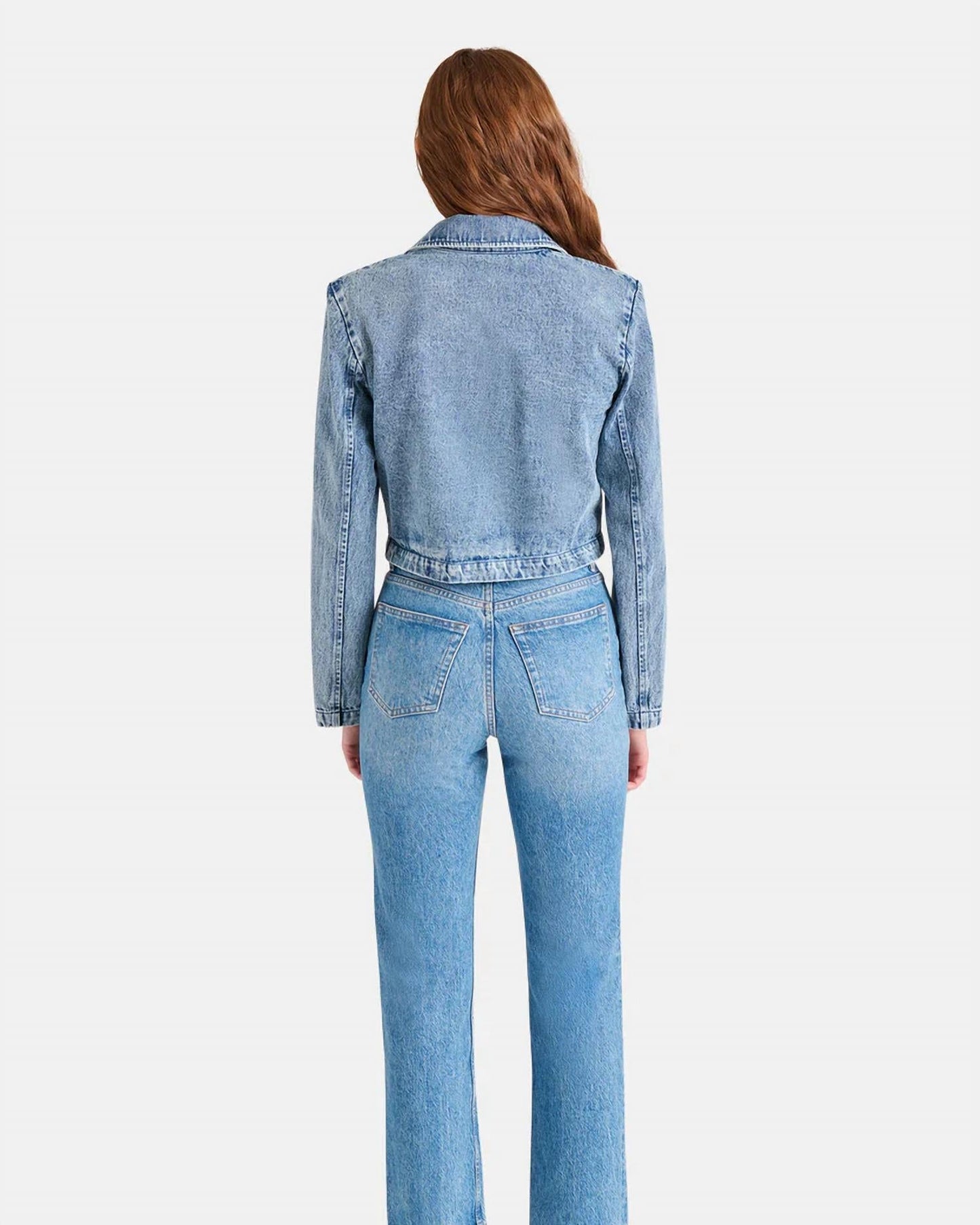 Steve Madden - Tarin Denim Crop Blazer
