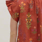Entro - Brick Floral Top