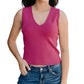 2.7 August Apparel - Flirty V Neck Top