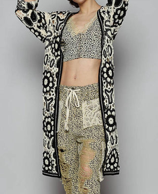 Pol - Cardigan With Crochet Detail