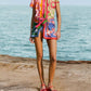 Farm Rio - Mixed Scarves Floral Elegance Mini Skirt
