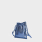 Lemiz - Women's Mini Bowie Drawstring Leather Bag