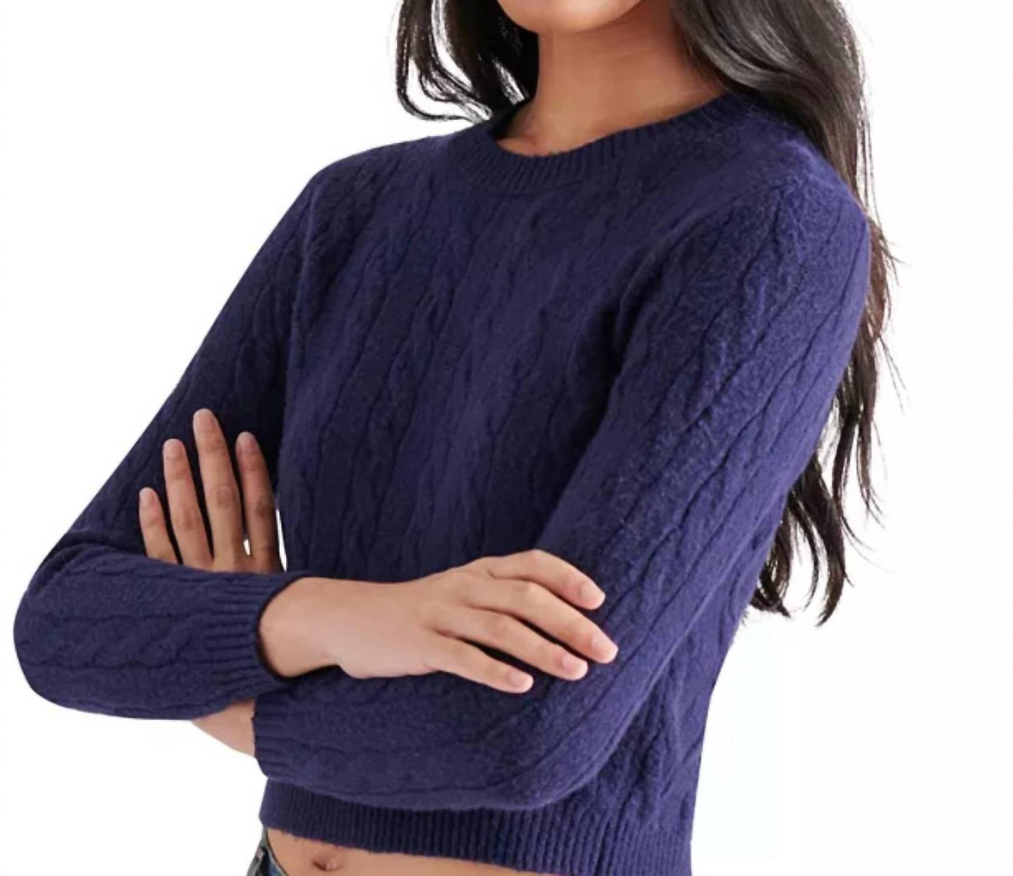 Steve Madden - Jeany Cable Knit Sweater