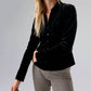 Sanctuary - Dreamgirl Velvet Button Up Top