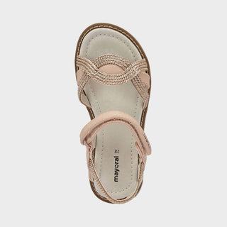 Mayoral - Kid's Metallic Braided Sandal Bg