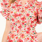 Thml - Ruffle Sleeve Floral Midi Dress