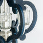 Wood Chandelier 6 Light Farmhouse Pendant Lighting Cream