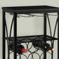 Home Bar Wine Rack – Black