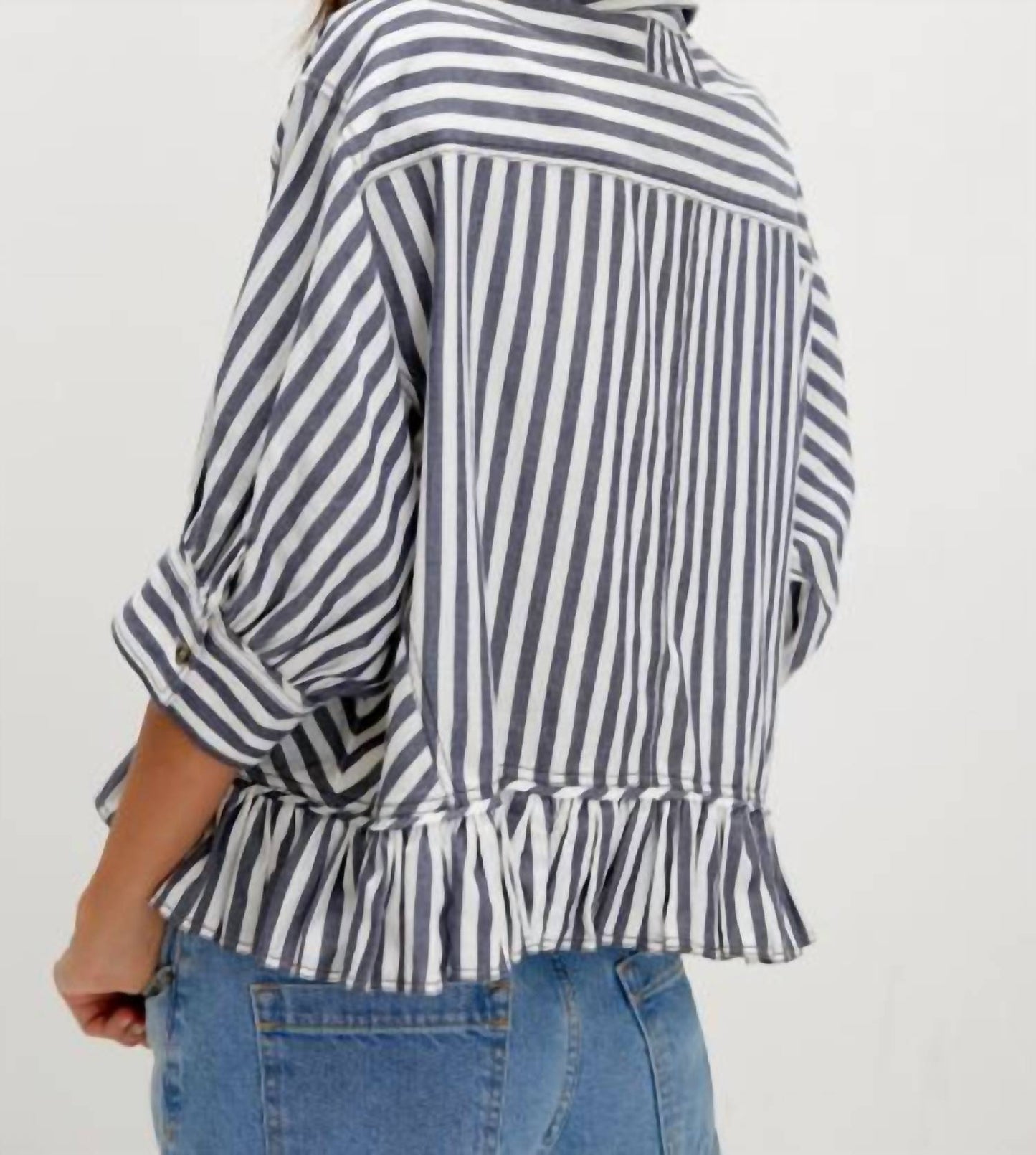 Free People - Bailey Stripe Shirt Top