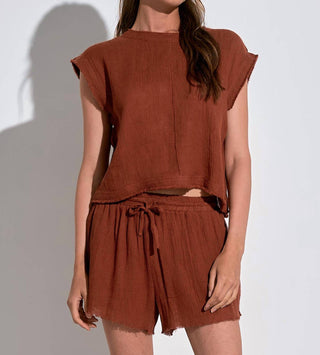 Elan - Ashley Short Sleeve Top