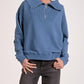 Elan - Cassandra Half Zip Sweatshirt