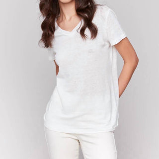 Charlie B - Short Sleeve V-neck T-shirt