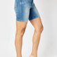Judy Blue - High Waist Tummy Control Double Button Bermuda Shorts