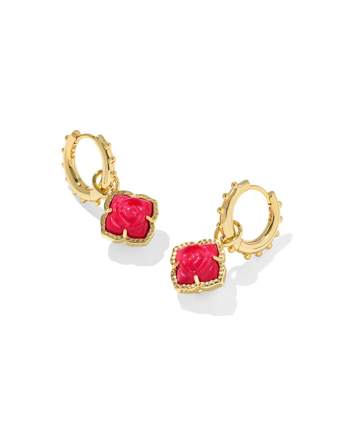 Kendra Scott - Women's Mallory Rose Huggie Earrings