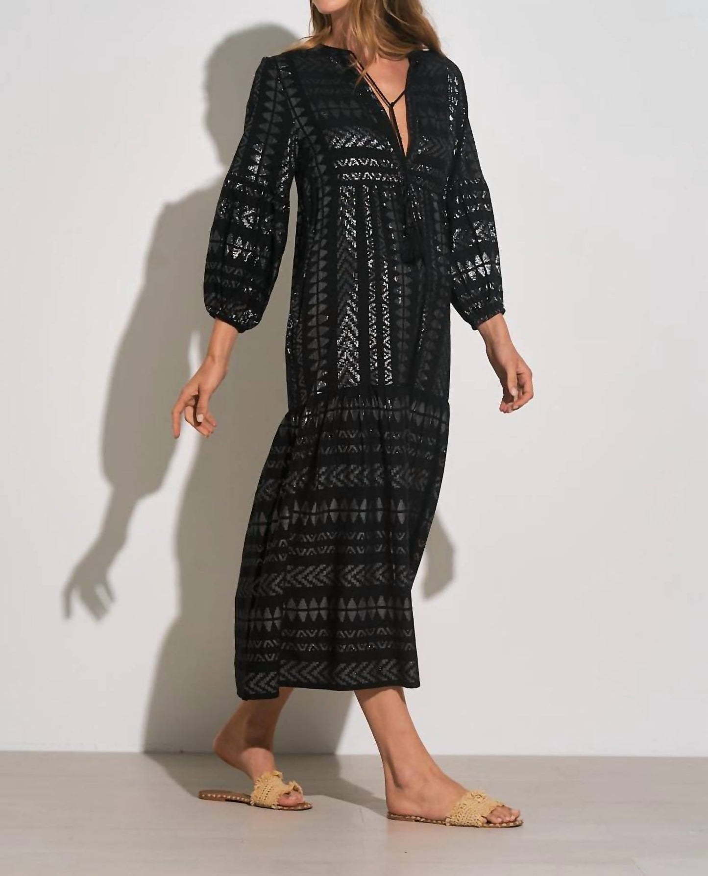 Elan - Coastas Kaftan Midi Dress