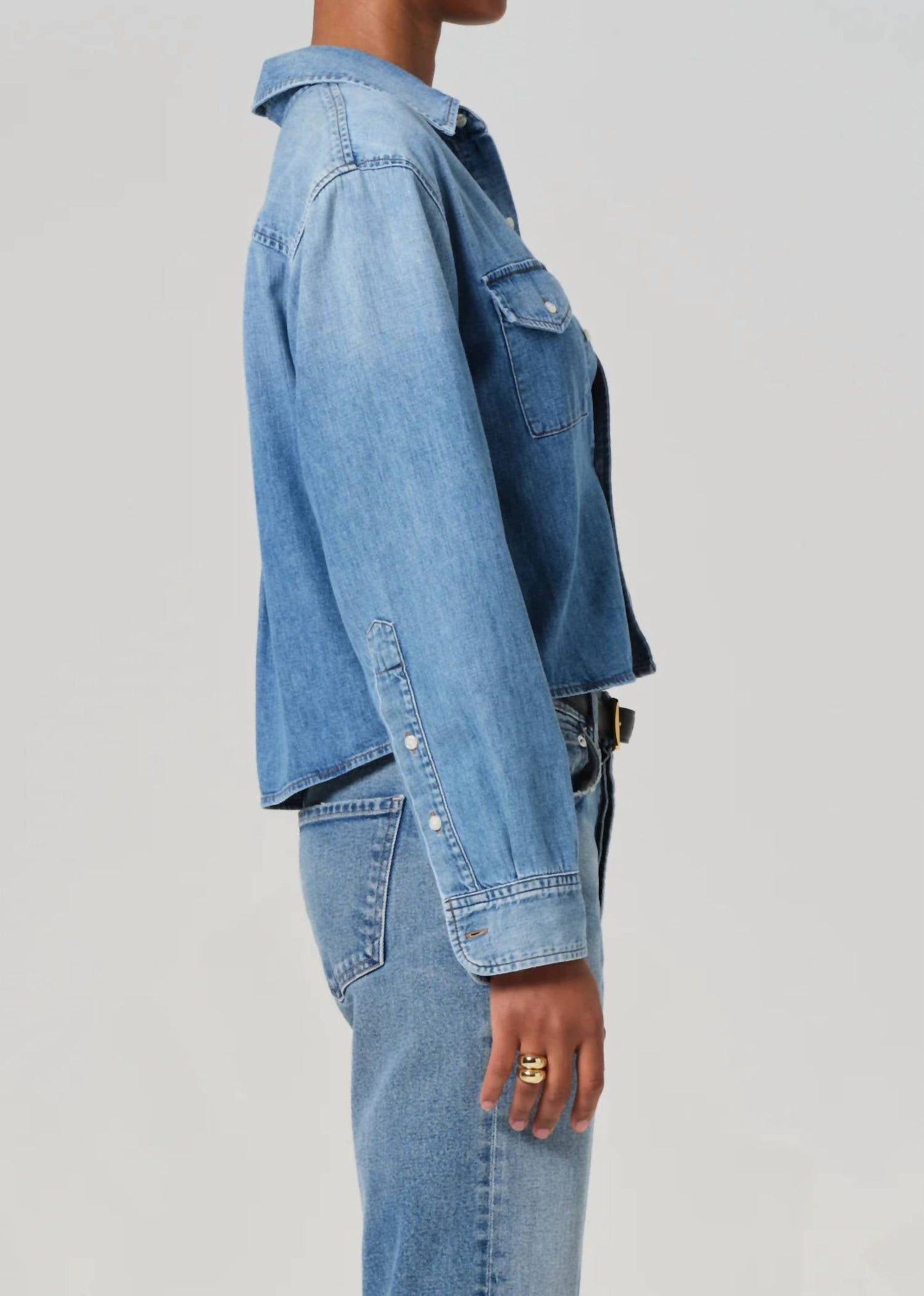 Citizens Of Humanity - Baby Shay Cropped Shirt