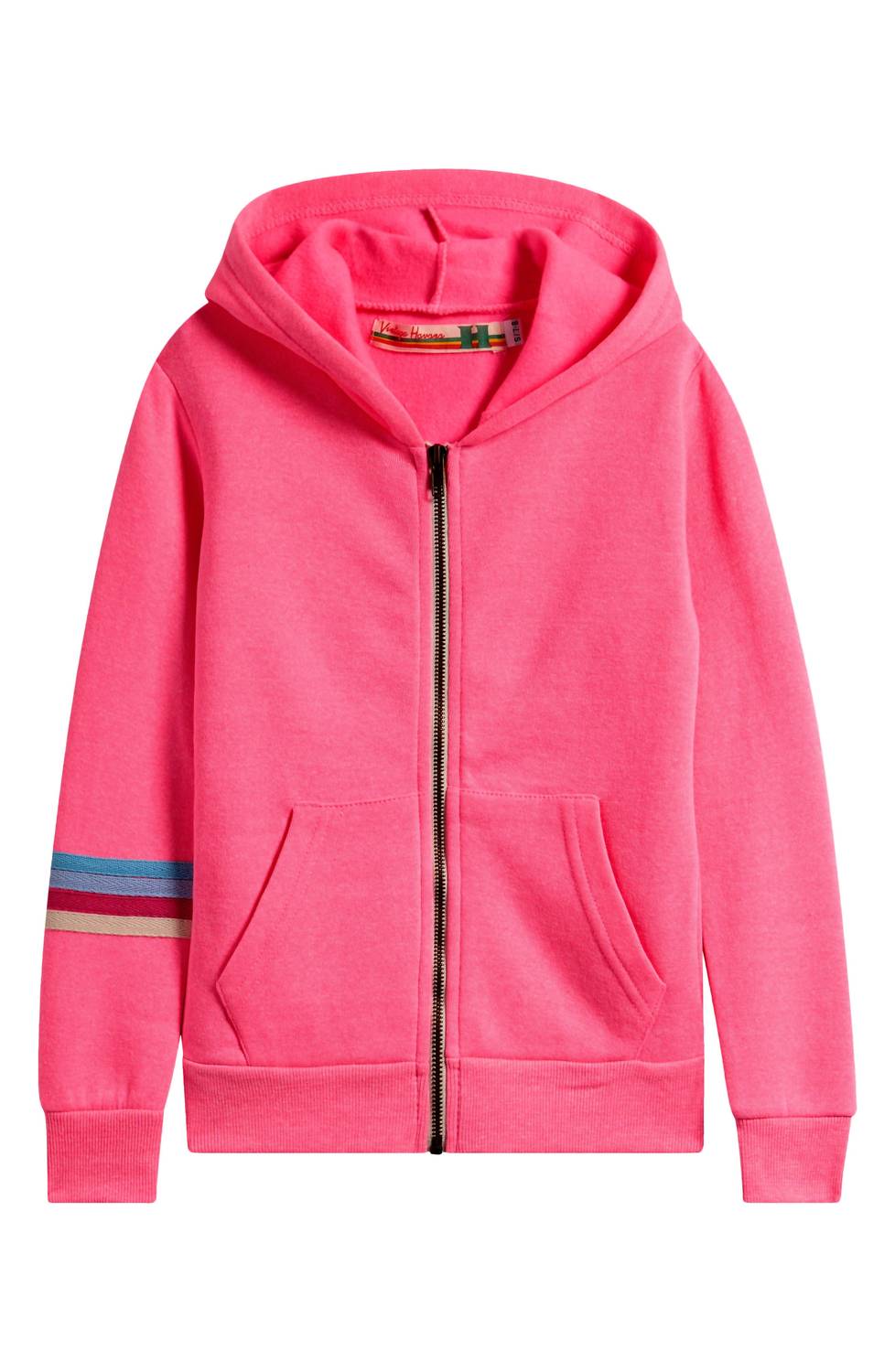 Vintage Havana - Girl's Star Stripe Zip Hoodie