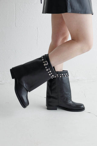 Free People - Scorpio Studded Foldover Boot