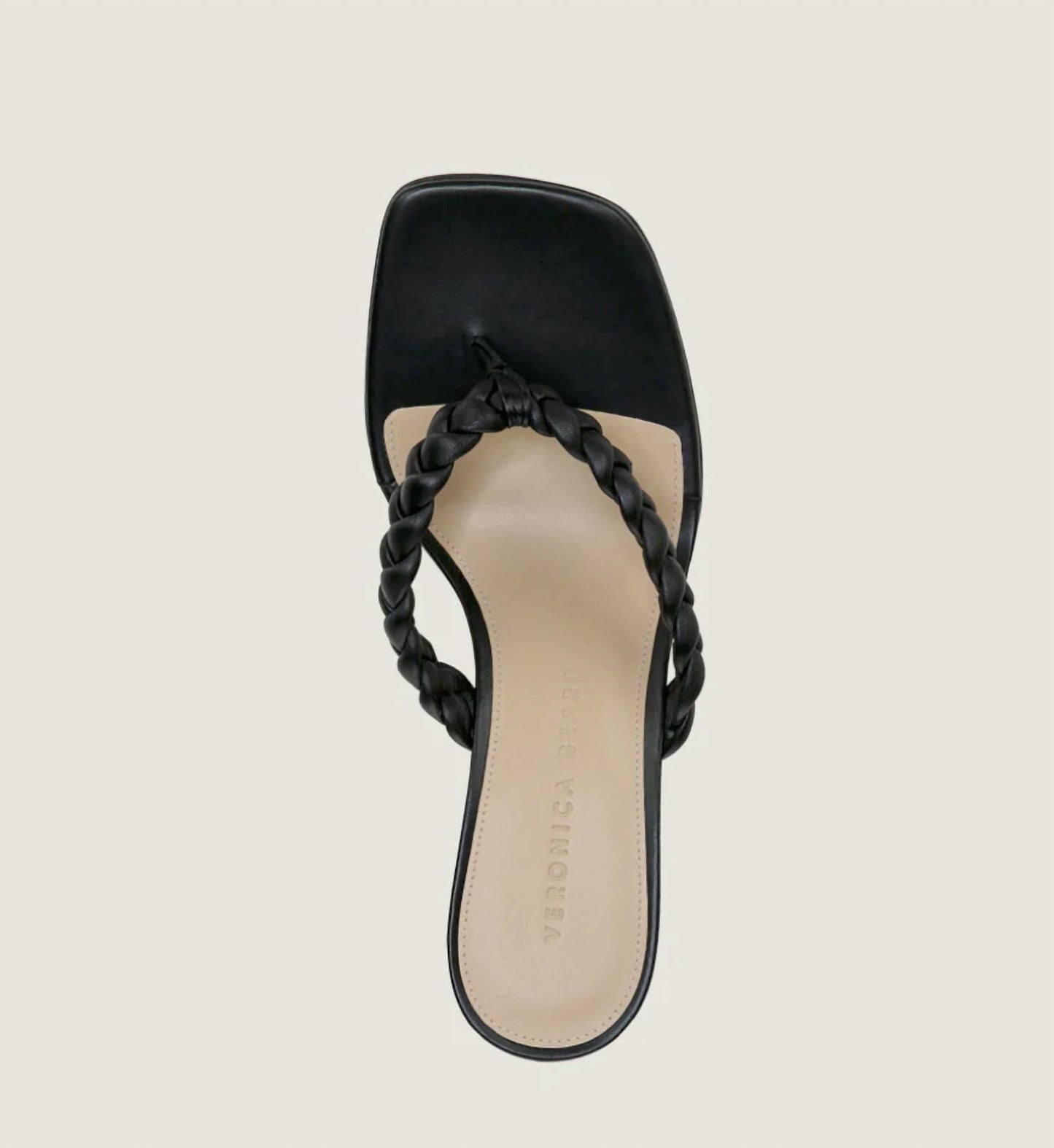 Veronica Beard - Marissa Kitten-Heel Braided Sandal