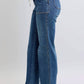 Judy Blue - High Waist Drawstring Wide Leg Jeans