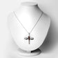 2.29 Carat Genuine Garnet and White Topaz .925 Sterling Silver Pendant