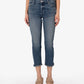 Kut From The Kloth - Elizabeth High Waist Crop Straight Leg Jeans