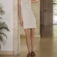 Varley - Mindy Contrast Stitch Knit Dress