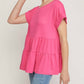 Entro - Short Sleeve Tiered Tunic