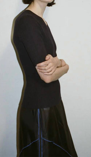 6397 - Deconstructed Midi Skirt