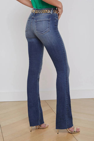 L'Agence - Ruth High Rise Straight Jeans