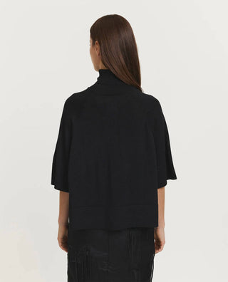 Psophia - Short Sleeve Turtleneck/Poncho