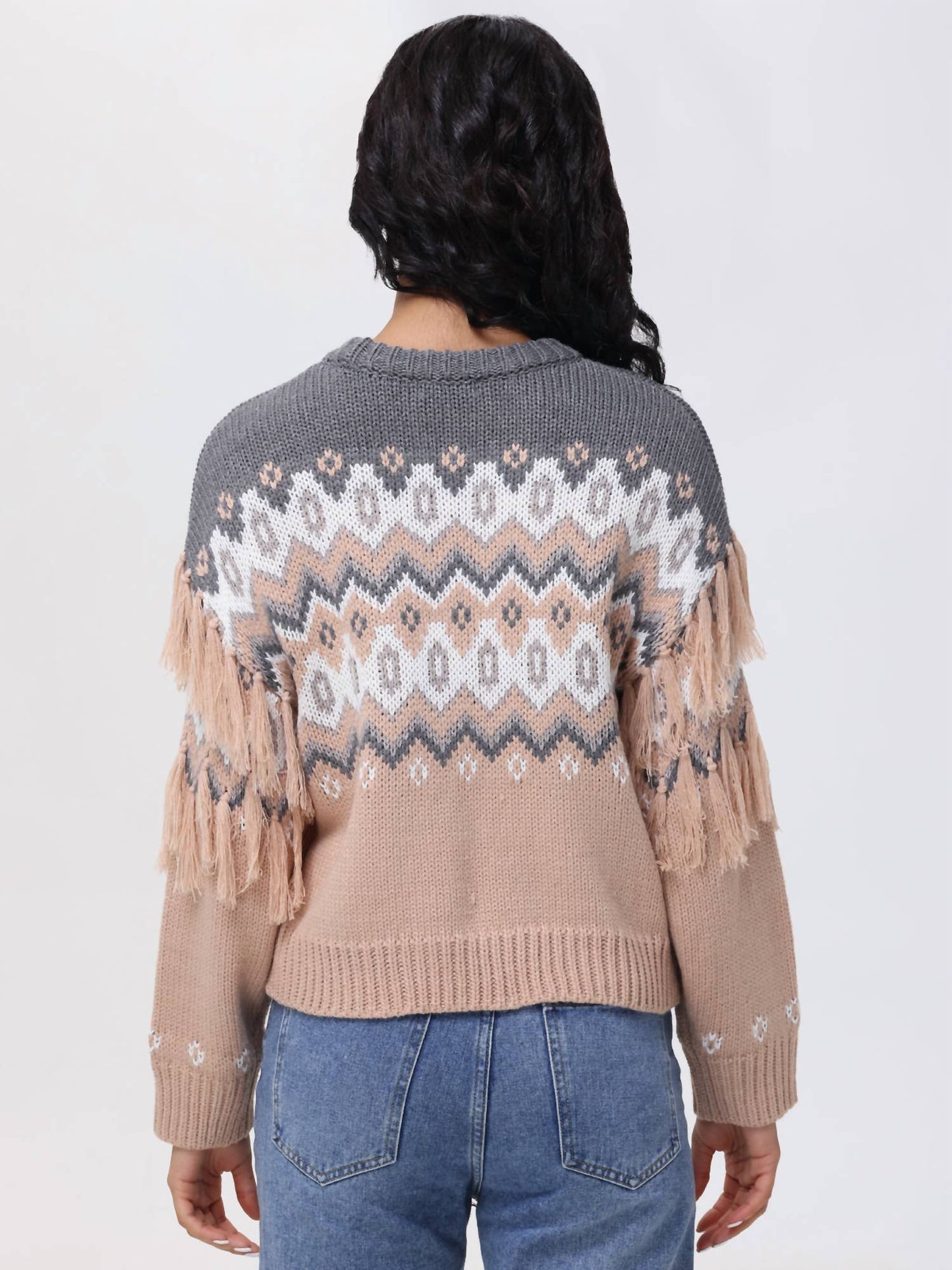 525 America - Fringe Fair Aisle Sweater