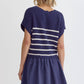 Entro - Striped Layered Dress